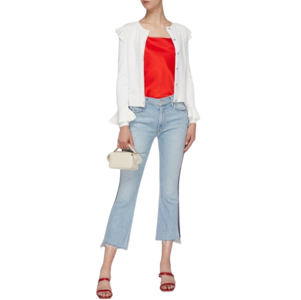 Alice + Olivia Harmon Camisole Top Women's Large Draped Cowl Neck Blouse